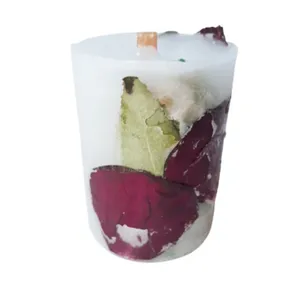 شمع دست ساز مدل گلبرگ