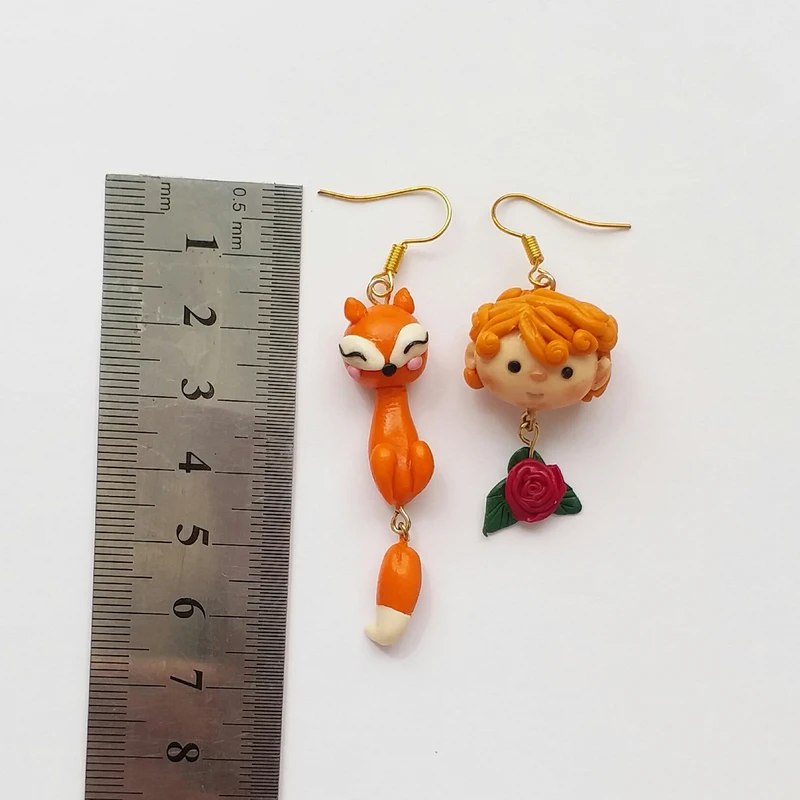 عکس شماره 2 : گوشواره دخترانه مدل شازده کوچولو کد e1019