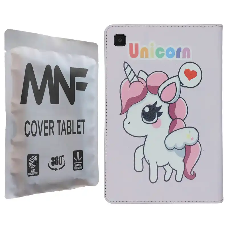 کیف کلاسوری ام ان اف طرح یونی کورن کد M-007 مناسب برای تبلت سامسونگ Galaxy Tab A7 Lite / T225