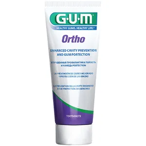 خمیر دندان ارتودنسی جی یو ام مدل Ortho حجم 75 میلی لیتر