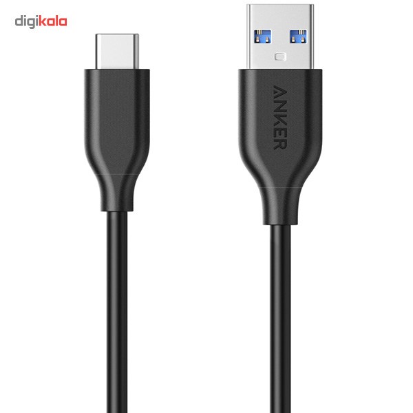 کابل تبدیل USB 3.0 به USB-C انکر مدل A8163 PowerLine طول 0.9 متر