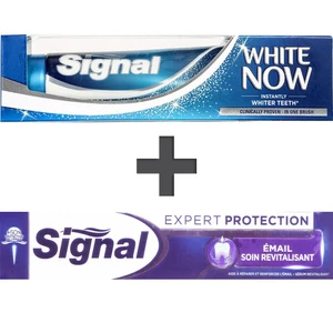 پک خمیر دندان سیگنال مدل Expert Protection Enamel Revitalize And White Now حجم 75 میلی لیتر