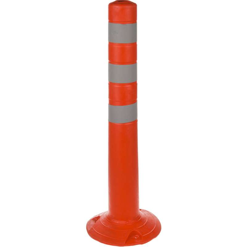 استوانه ترافیکی مدل درجه دو 75 سانتی متری بسته 3 عددی