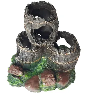 بشکه تزئینی آکواریوم کد 114