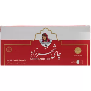 چای کیسه ای شهرزاد مدل Royal بسته 25 عددی