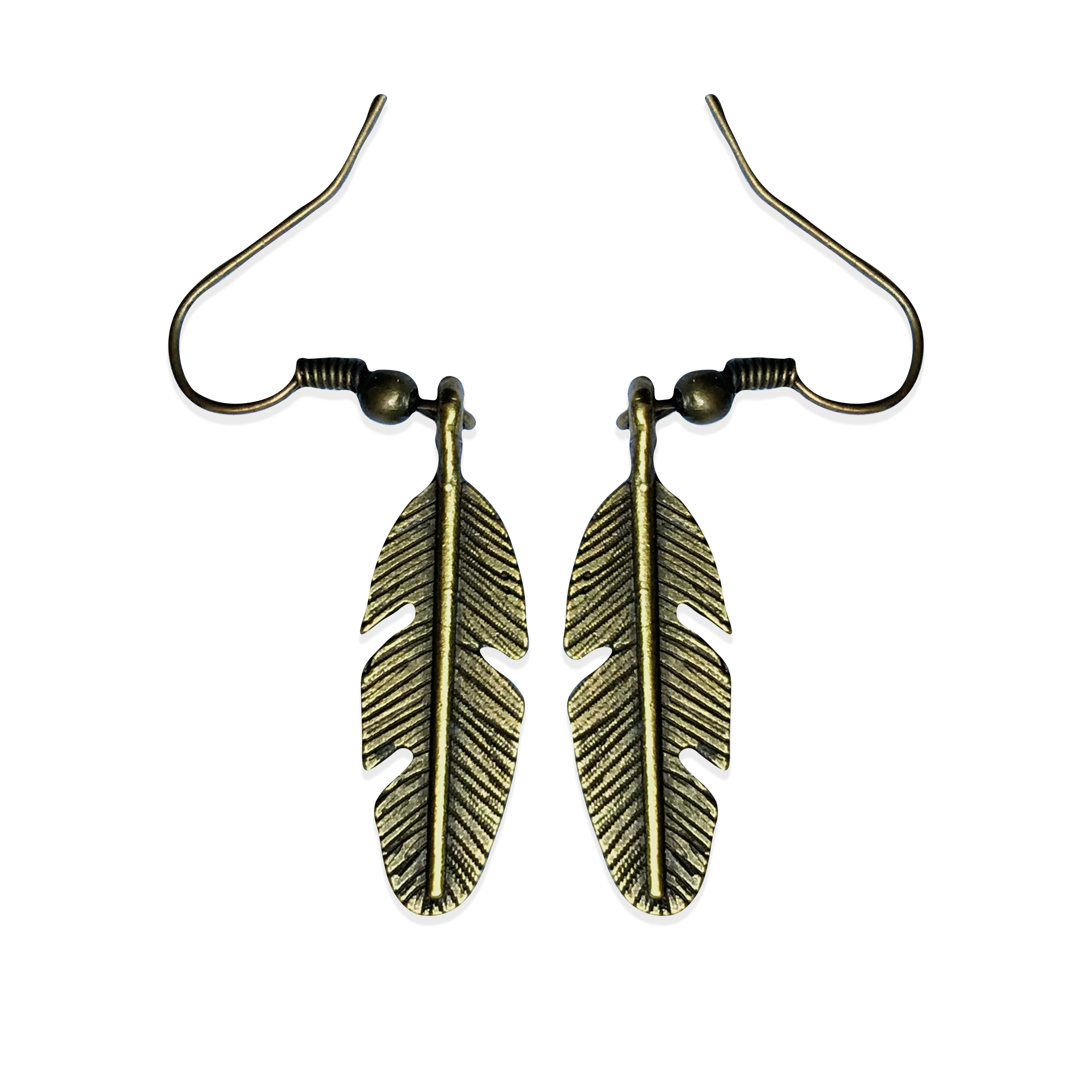 گوشواره دخترانه طرح پر کد 06