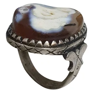 انگشتر نقره مردانه مدل جزع حجرسلطان JH425270