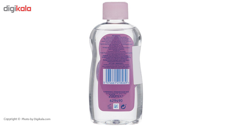 روغن بچه جانسون حجم 200 میلی لیتر