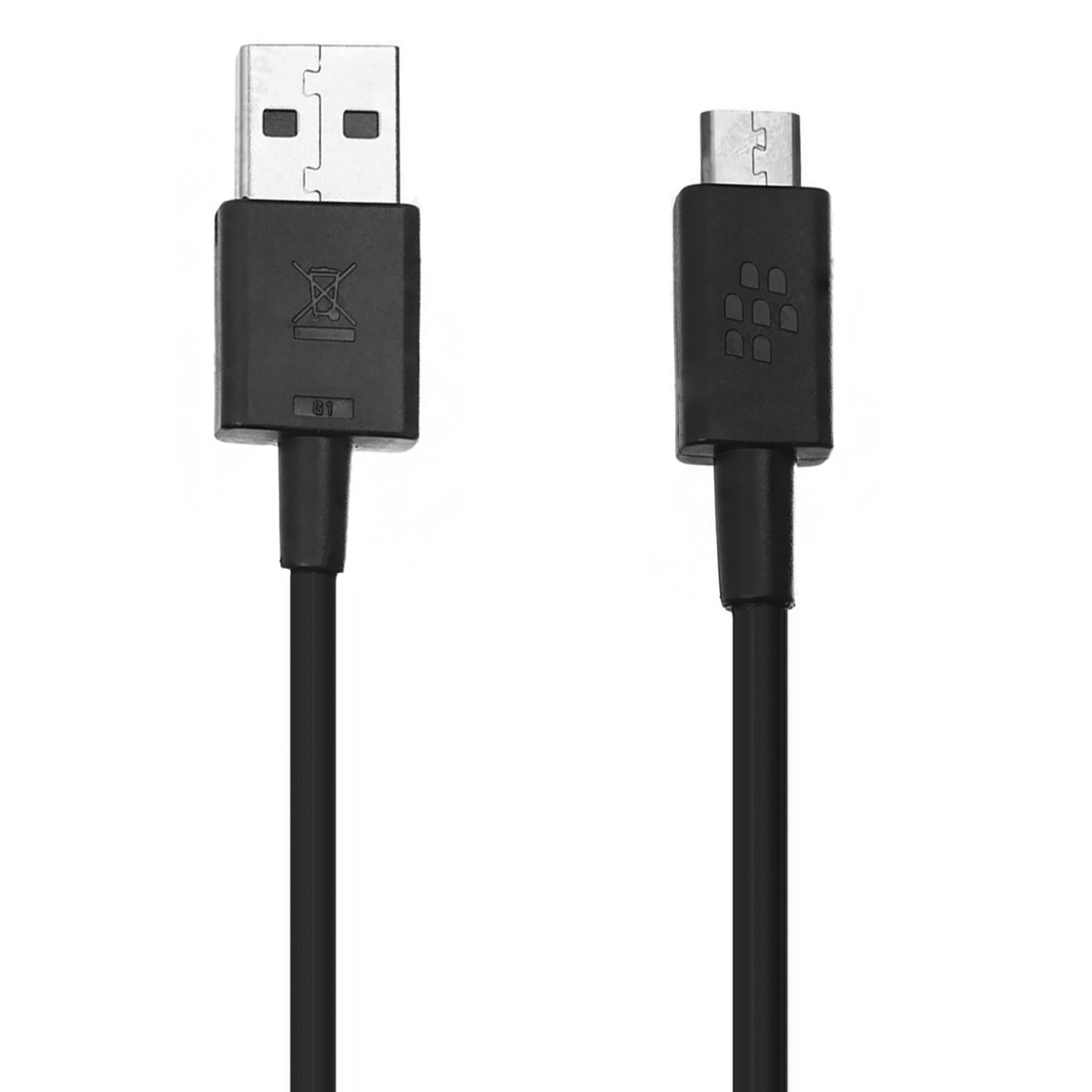 کابل تبدیل USB به microUSB بلک بری مدل ASY-28109-003 به طول 1.2 متر