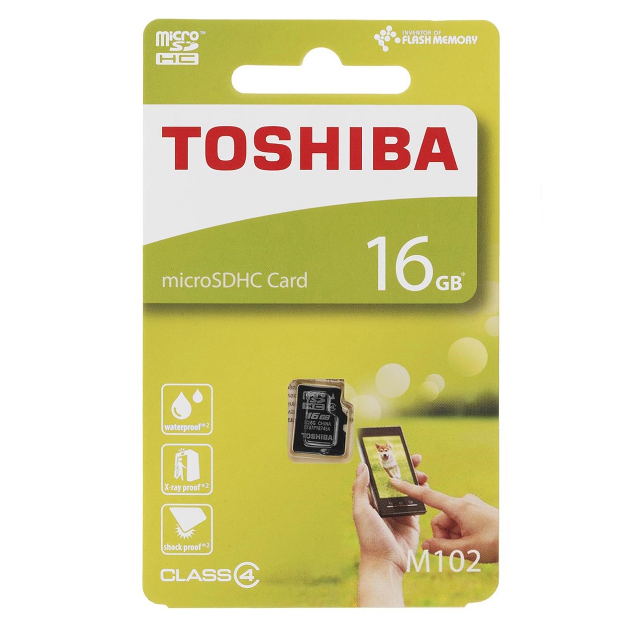 کارت حافظه microSDHC توشیبا مدل M102 کلاس 4 ظرفیت 16 گیگابایت