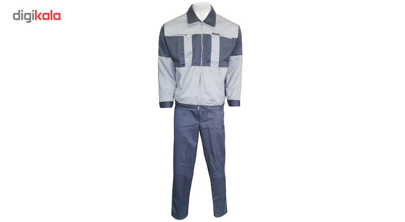 کاپشن و شلوار مهندسی سبلان مدل Silver طوسی استخوانی