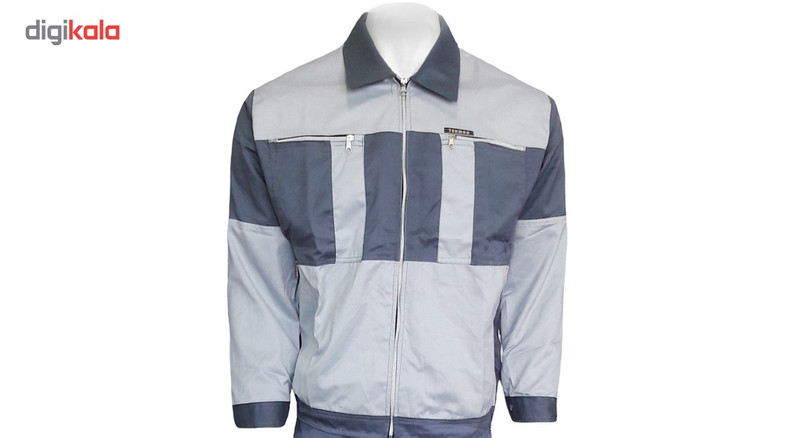 کاپشن و شلوار مهندسی سبلان مدل Silver طوسی استخوانی