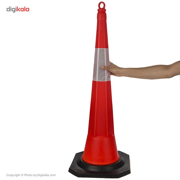 مخروط حلقه دار ترافیکی مدل 100 سانتی متری