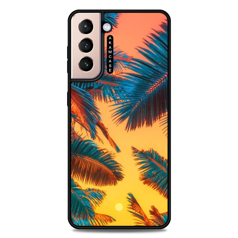 کاور آکام مدل AMC-WSGS21P-LEAVES-28 مناسب برای گوشی موبایل سامسونگ Galaxy S21 Plus