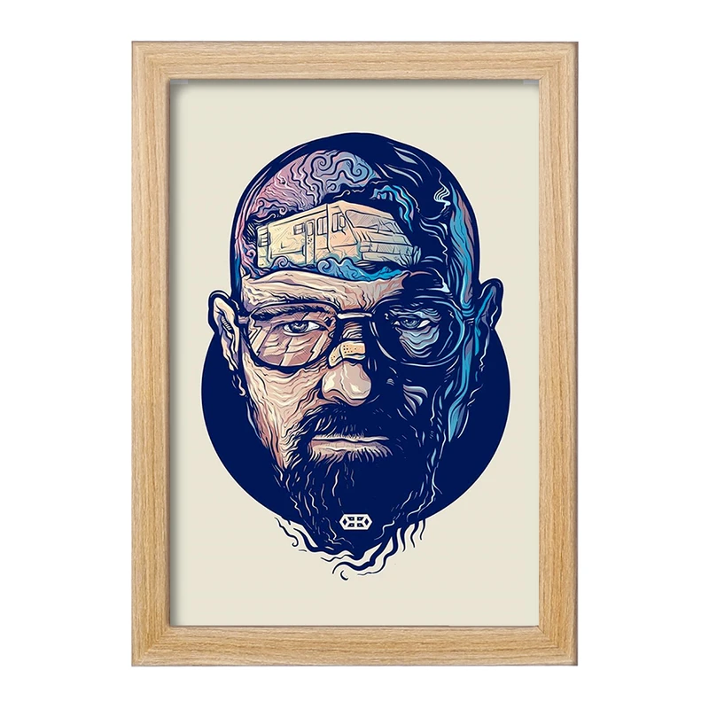 تابلو خندالو مدل والتر وایت سریال بریکینگ بد Breaking Bad  کد 13278