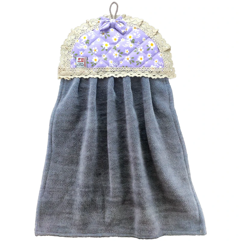 حوله آشپزخانه منسوجات خسروشاهی برتر طرح بهار کد HL12 سایز 45x35 سانتی متر