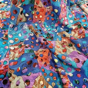 پارچه لباس مدل کودری نخی طرح آجری کد VN