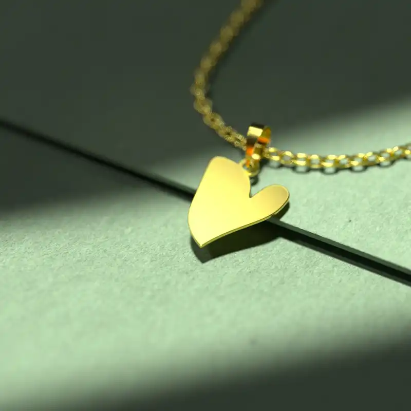 گردنبند طلا 18 عیار زنانه مدوپد مدل حرف T کد CA10868