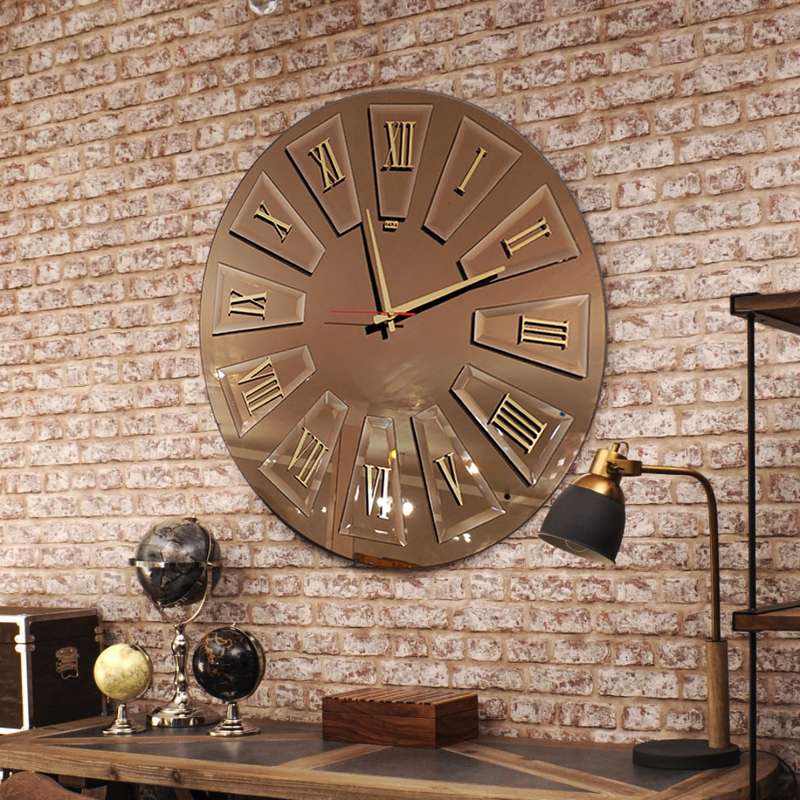 ساعت دیواری طرح آینه ای مدل SANA کد 14 