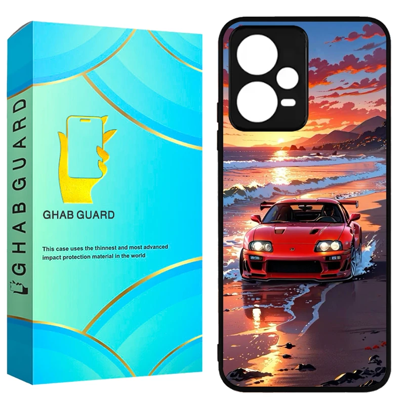 کاور قاب گارد طرح ماشین مدل X5GCH مناسب برای گوشی موبایل شیائومی Poco X5 Pro 5G