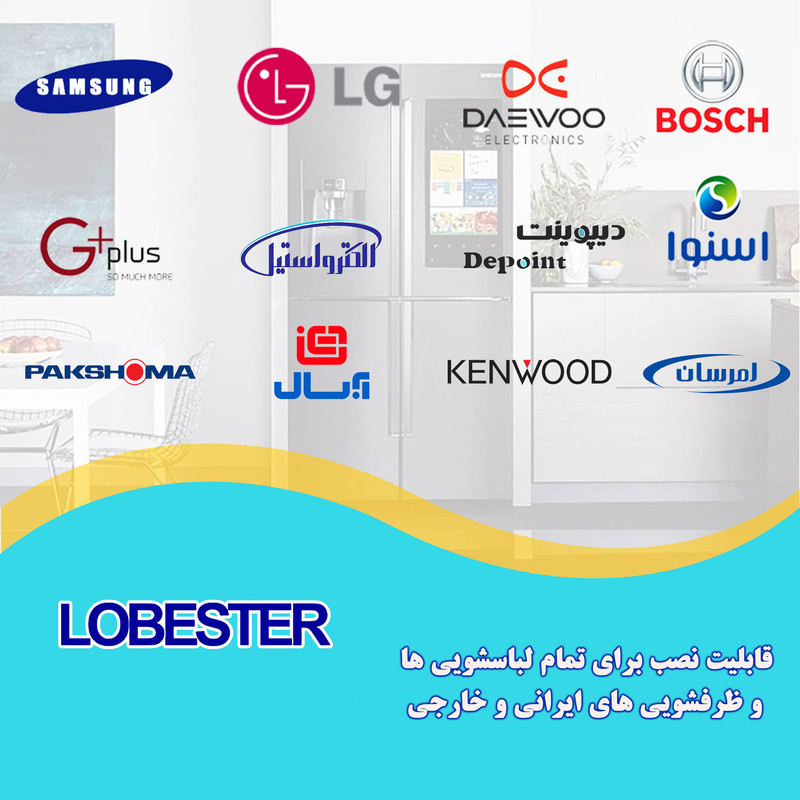 فیلتر رسوب‌گیر ماشین لباسشویی و ظرفشویی لابستر مدل 3/New-L100 مجموعه 3 عددی