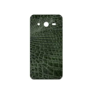 MAHOOT Green-Crocodile-Leather Cover Sticker for Samsung Galaxy Core 2