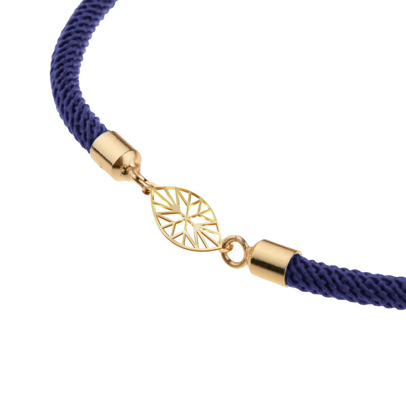 دستبند طلا 18 عیار زنانه مدوپد مدل ستاره هندسی کد D15-10327