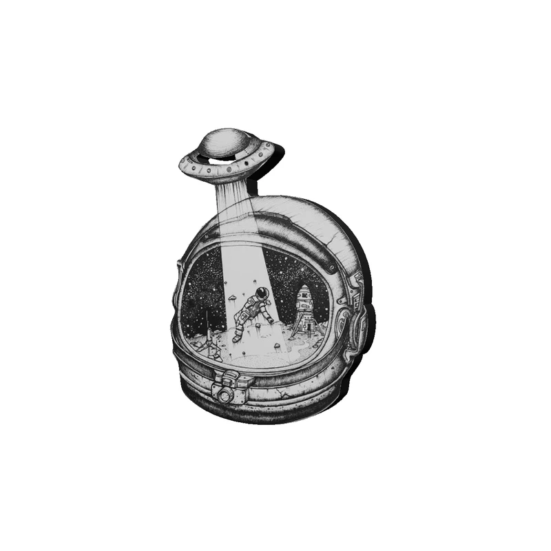 استیکر تزئینی موبایل طرح فضا کد 207 