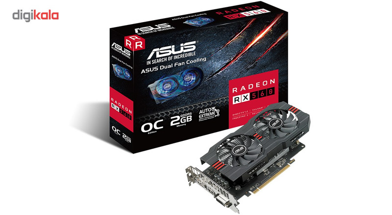 کارت گرافیک ایسوس مدل RX560-O2G