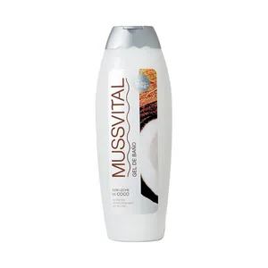 شامپو سر و بدن موسویتال مدل BATH GEL WITH COCONUT MILK AND MUSSVITINE حجم 750 میلی لیتر