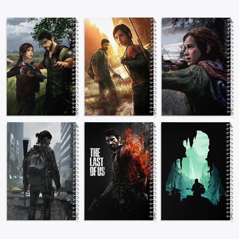 دفتر نقاشی 50 برگ خندالو طرح آخرین بازمانده از ما (The Last of Us) کد 612 مجموعه 6 عددی