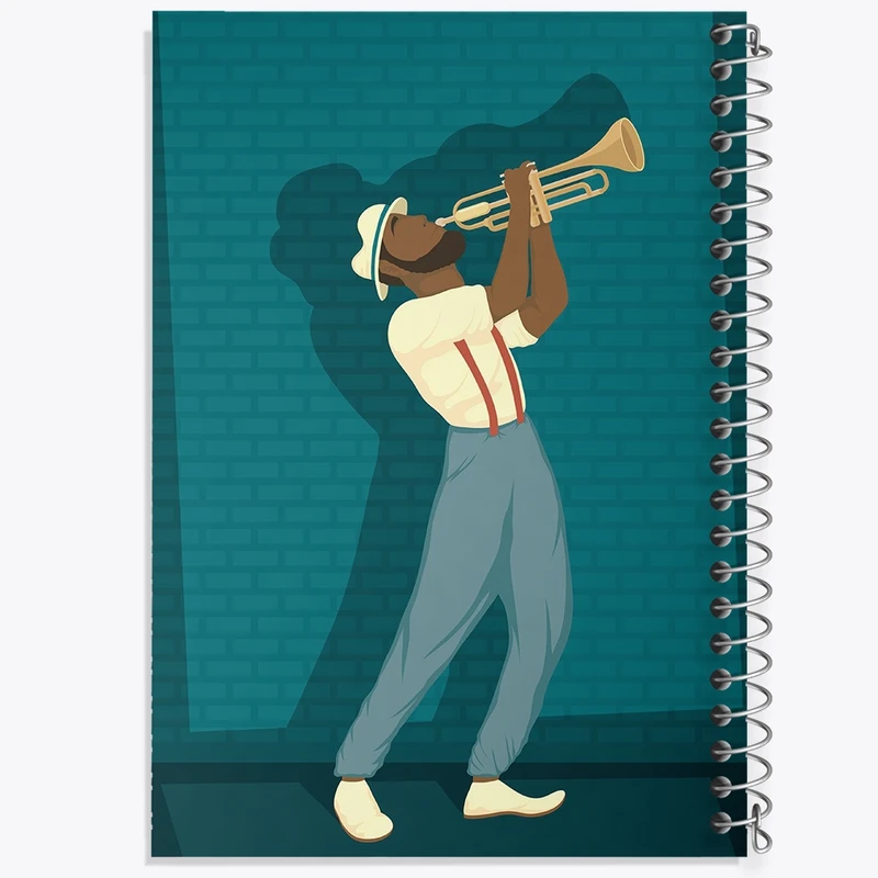 دفتر لیست خرید 50 برگ خندالو طرح موسیقی کد F1760