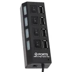 هاب 4 پورت USB 2.0 پورتز مدل HI-SPEED