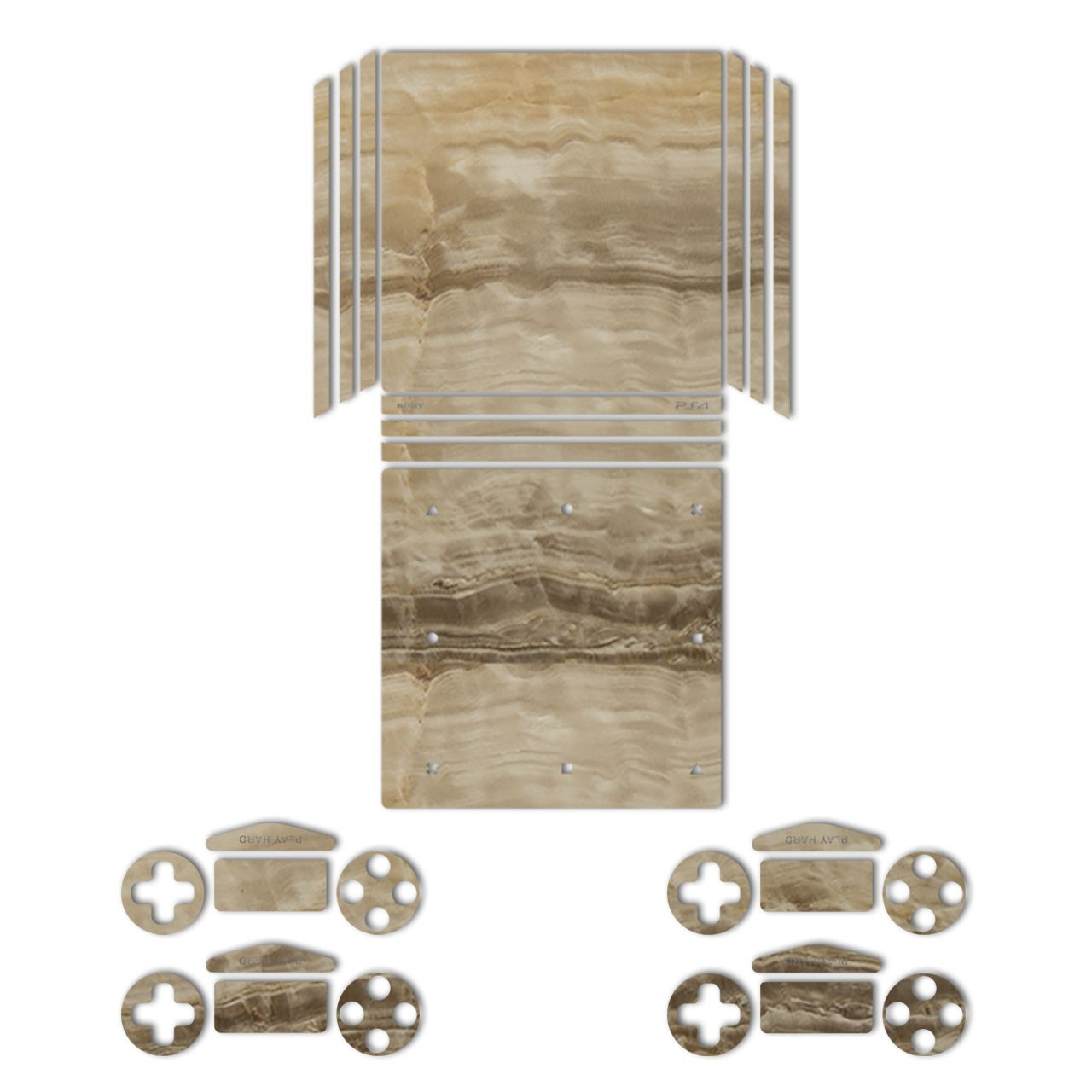 برچسب ماهوت مدل Vain-Cut-Marble Special  مناسب برای کنسول بازی PS4 Pro