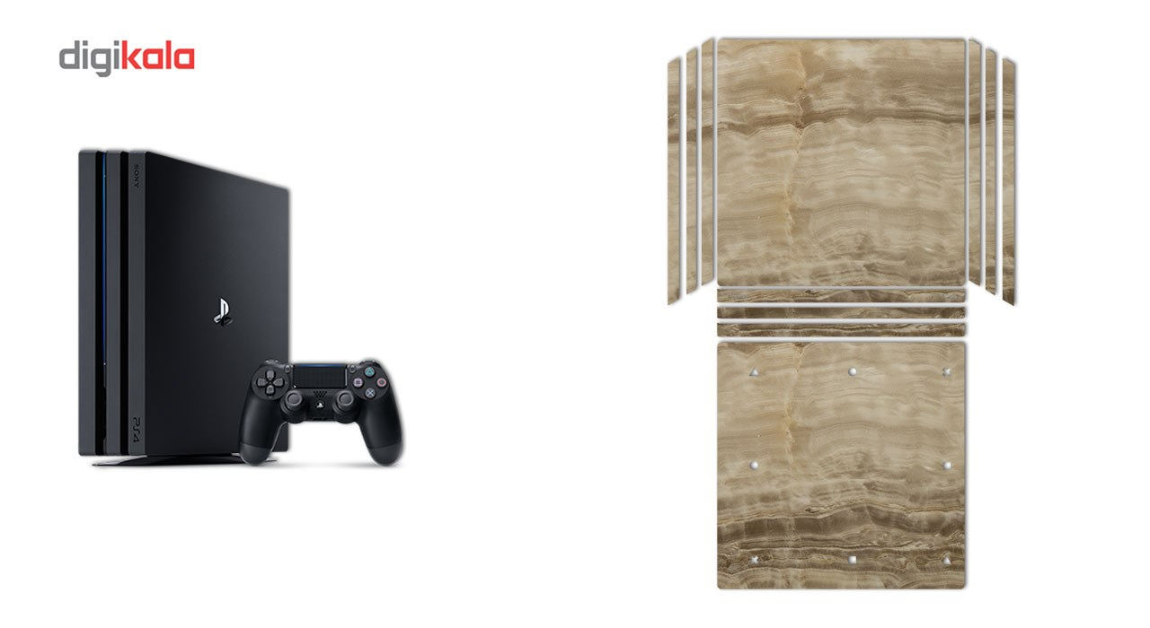 برچسب ماهوت مدل Vain-Cut-Marble Special  مناسب برای کنسول بازی PS4 Pro