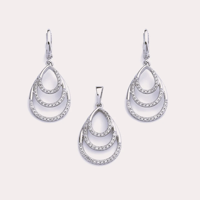 نیم‌ست زنانه ژوپینگ طرح اشک مدل X001103966