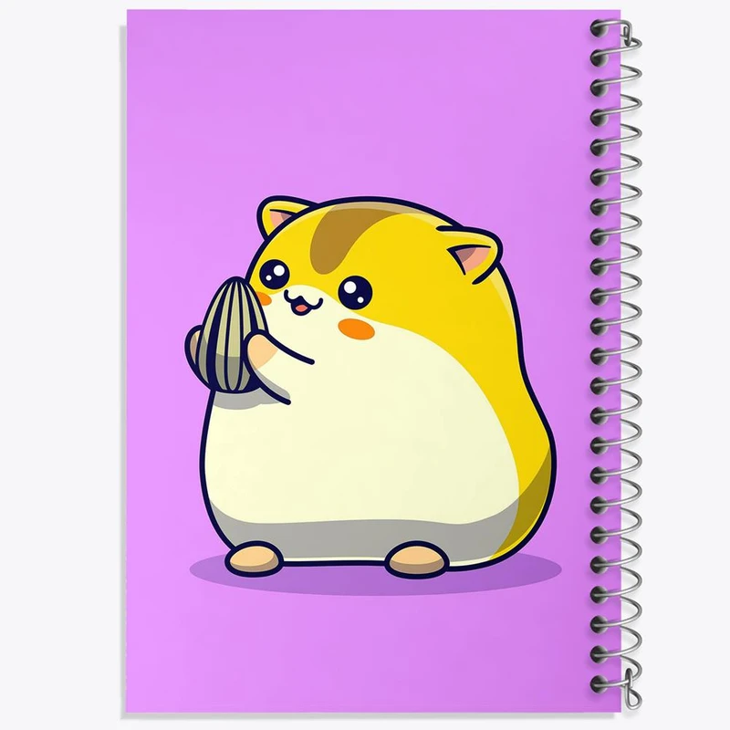 دفتر نت موسیقی 50 برگ خندالو مدل حیوانات بامزه همستر کد 29645