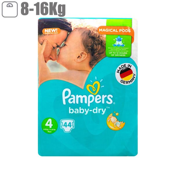 پوشک پمپرز مدل New Baby Dry سایز 4 بسته 44 عددی پوشک پمپرز مدل New Baby Dry سایز 4 بسته 44 عددی