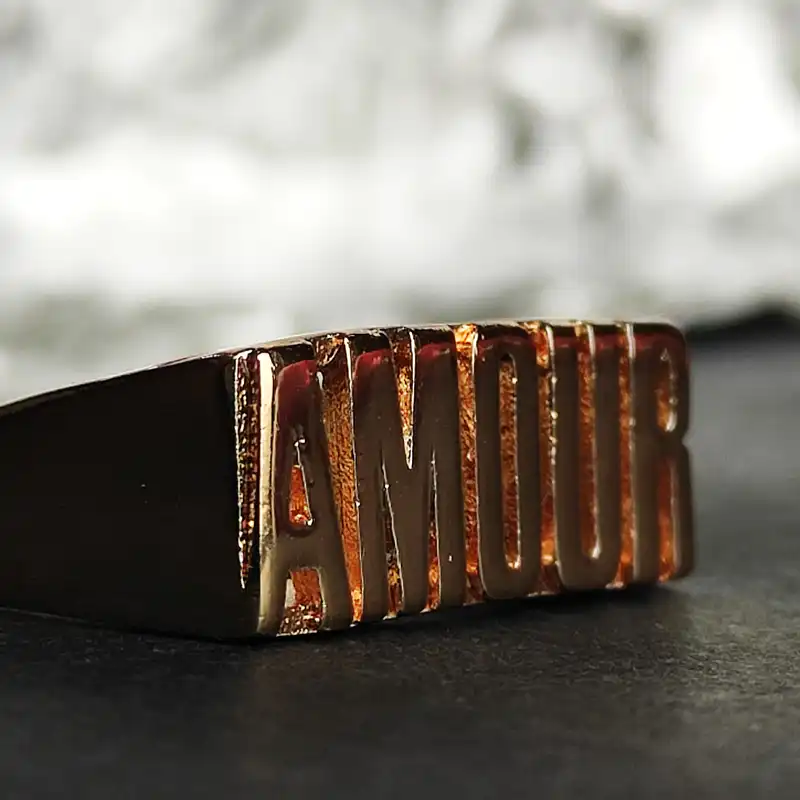 انگشتر مدل عشق طرح Amour