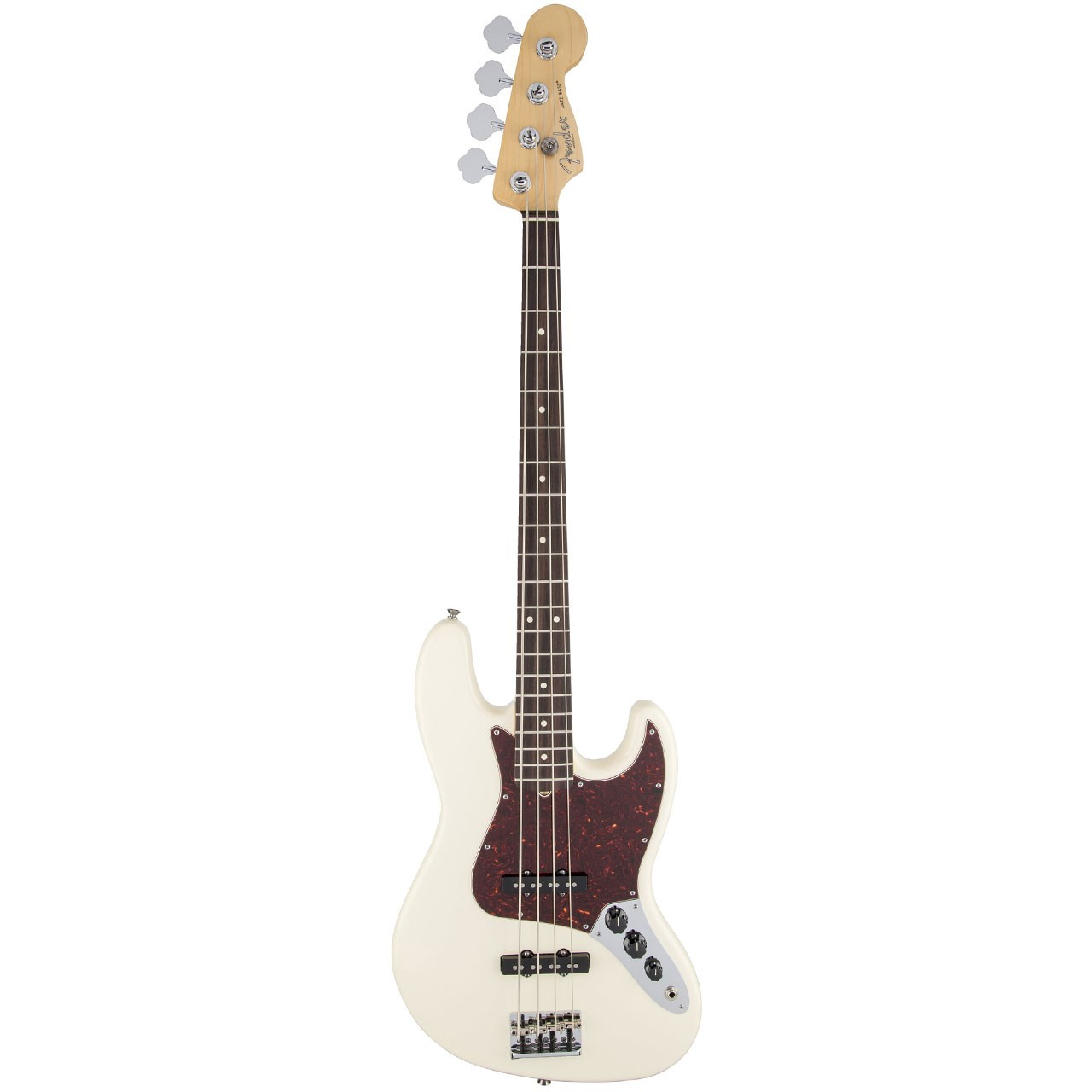 گیتار باس فندر مدل American Standard Jazz Bass RW Olympic White