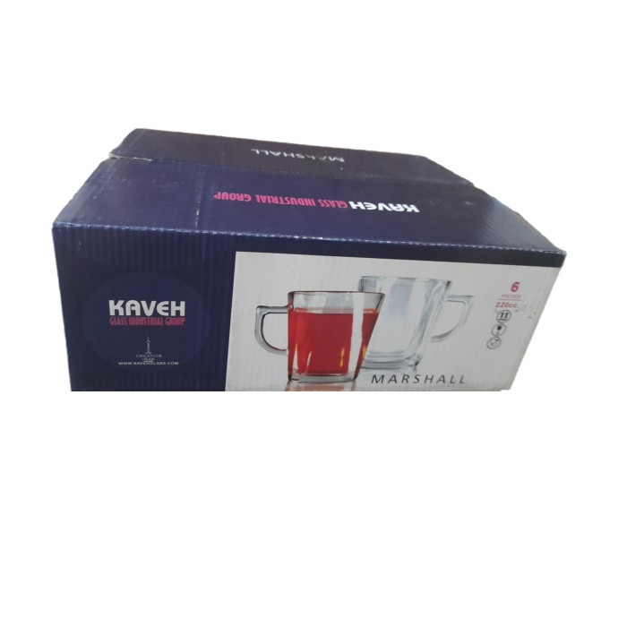 لیوان کاوه مدل مارشال بسته شش عددی