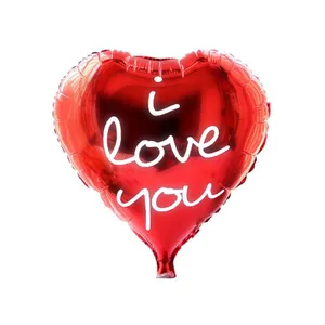 بادکنک فویلی سورتک طرح قلب مدل I Love You