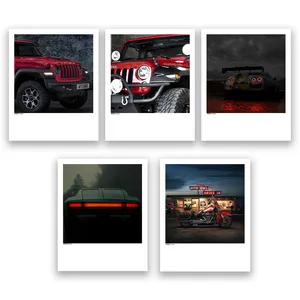 آویز تزیینی عرش مدل فانتزی ماشین کد Asa1036 مجموعه پنج عددی