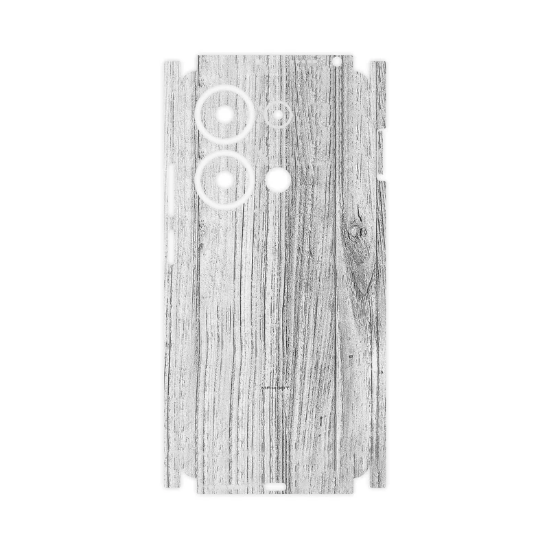 برچسب پوششی ماهوت مدل White_Wood-FullSkin مناسب برای گوشی موبایل شیائومی Poco M6 Pro 4G