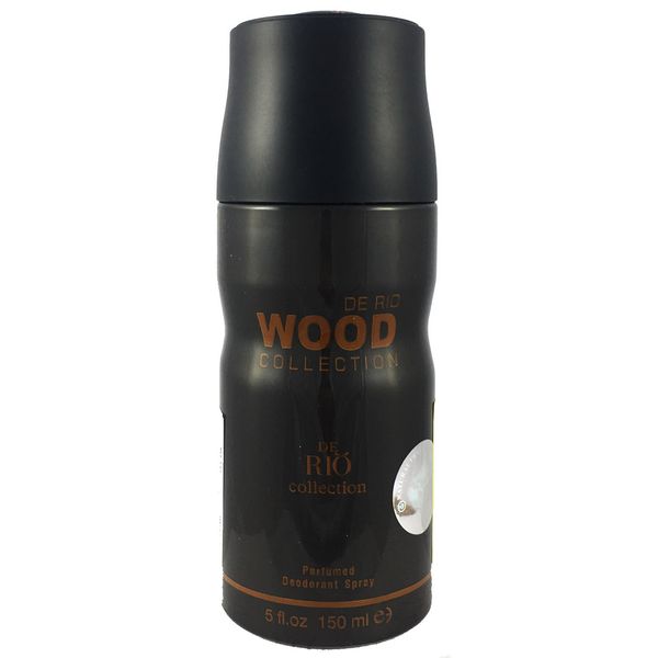 اسپری ضد تعریق مردانه ریو کالکشن مدل Rio Wood Black حجم 150ml اسپری ضد تعریق مردانه ریو کالکشن مدل Rio Wood Black حجم 150ml
