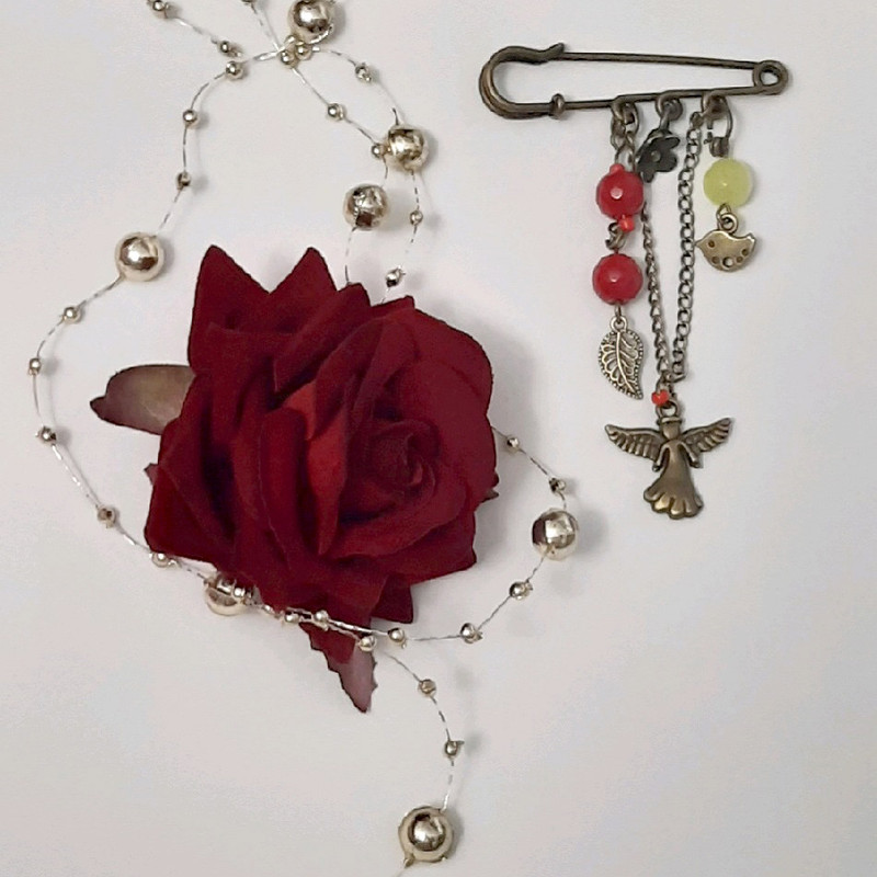 سنجاق سینه دخترانه مدل فرشته کد 1488