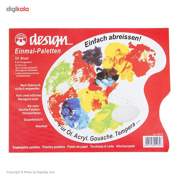 پالت کاغذی 25 برگ