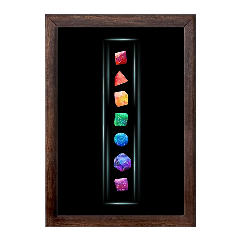 تابلو خندالو طرح چاکراهای بدن کد F1103