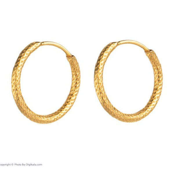 گوشواره طلا 18 عیار زنانه دوست خوب مدل dk474