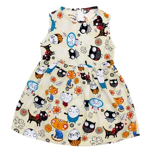 پیراهن دخترانه مدل جغد کد JO12